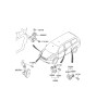 Diagram for Hyundai Entourage Horn - 96660-4D000