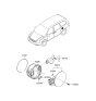 Diagram for 2006 Hyundai Entourage Fuel Door - 69510-4D000