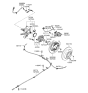 Diagram for 2007 Hyundai Entourage Wheel Bearing - 52710-4D100