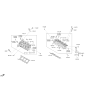 Diagram for 2007 Hyundai Entourage Cylinder Head - 22110-3C100-A