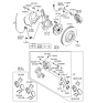 Diagram for Hyundai Entourage Steering Knuckle - 51715-4D000