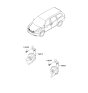 Diagram for 2008 Hyundai Entourage Horn - 96611-4D000