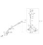 Diagram for Hyundai Tucson Shift Cable - 43794-2S350