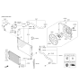 Diagram for Hyundai A/C Condenser - 97606-2S500