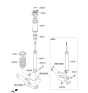 Diagram for 2014 Hyundai Tucson Bump Stop - 55348-3W100