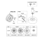 Diagram for 2014 Hyundai Tucson TPMS Sensor - 52933-2S510