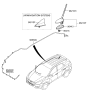 Diagram for 2014 Hyundai Tucson Antenna - 96210-2S800-NU5