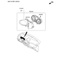 Diagram for Hyundai Tucson Speedometer - 94011-2S020