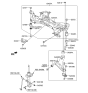 Diagram for 2017 Hyundai Tucson Control Arm Bushing - 54551-A4000