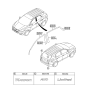 Diagram for 2014 Hyundai Tucson Emblem - 86318-2S500