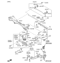 Diagram for Hyundai Tucson Axle Beam Mount - 55118-2S100