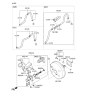 Diagram for Hyundai Tucson Brake Booster Vacuum Hose - 59130-4T300