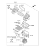 Diagram for Hyundai Tucson Blower Motor - 97111-1R000