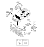 Diagram for Hyundai Tucson Dash Panels - 84125-2S050