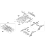 Diagram for 2014 Hyundai Tucson Floor Pan - 65511-2S500