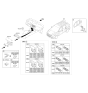 Diagram for Hyundai Tucson Cigarette Lighter - 95120-3K700-TAN