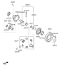 Diagram for 2016 Hyundai Elantra Transfer Case Bearing - 45829-3B700