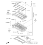 Diagram for Hyundai Tucson Cylinder Head Gasket - 22311-2E000