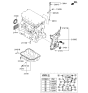 Diagram for Hyundai Oil Pan - 21510-2E022