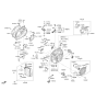 Diagram for 2014 Hyundai Tucson Engine Mount Torque Strut - 45218-3B690