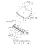 Diagram for Hyundai Tucson Windshield - 86111-2S920