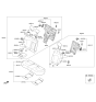 Diagram for Hyundai Tucson Cup Holder - 89920-2S001-9P