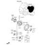 Diagram for 2016 Hyundai Veloster Transfer Case Bearing - 43226-3D100