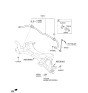 Diagram for 2010 Hyundai Tucson Sway Bar Bracket - 54814-2S000