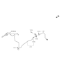 Diagram for 2014 Hyundai Tucson Clutch Hose - 41640-2S300