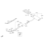 Diagram for Hyundai Tucson Exhaust Heat Shield - 28796-2S000