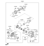 Diagram for Hyundai Tucson Transfer Case - 47300-3B630