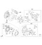 Diagram for 2014 Hyundai Tucson Brake Pad Set - 58302-2SA10