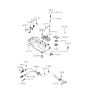 Diagram for 2004 Hyundai Accent Shift Knob - 43711-25000-LT