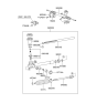 Diagram for 1999 Hyundai Accent Rack And Pinion - 56510-25011