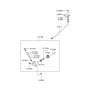 Diagram for 1998 Hyundai Accent Clutch Fork - 41430-22652