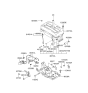 Diagram for 2000 Hyundai Accent Shift Indicator - 46770-25710-YN