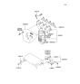 Diagram for 1999 Hyundai Accent Exhaust Manifold - 28510-22680