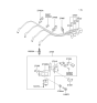 Diagram for 2005 Hyundai Accent Spark Plug Wire - 27501-26D00