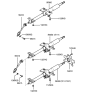 Diagram for 2002 Hyundai Accent Axle Beam Mount - 56200-25500