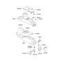 Diagram for Hyundai Accent Center Console Base - 84611-25010-LT