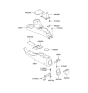 Diagram for 2006 Hyundai Accent Ashtray - 84630-25000