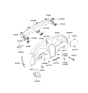 Diagram for Hyundai Accent Cigarette Lighter - 95120-25100