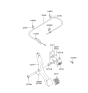 Diagram for 2000 Hyundai Accent Accelerator Cable - 32790-25055