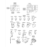 Diagram for 1999 Hyundai Accent Car Key - 95430-25200