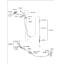 Diagram for 2000 Hyundai Accent Shift Cable - 46760-25700