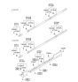 Diagram for Hyundai Accent Door Moldings - 87722-25200-CA