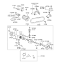 Diagram for 1997 Hyundai Accent Power Steering Pump - 57110-22502