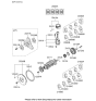 Diagram for 1996 Hyundai Accent Harmonic Balancer - 23124-26010