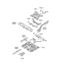 Diagram for Hyundai Accent Front Cross-Member - 65780-25350