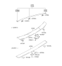 Diagram for 2006 Hyundai Accent Spoiler - 87211-25200